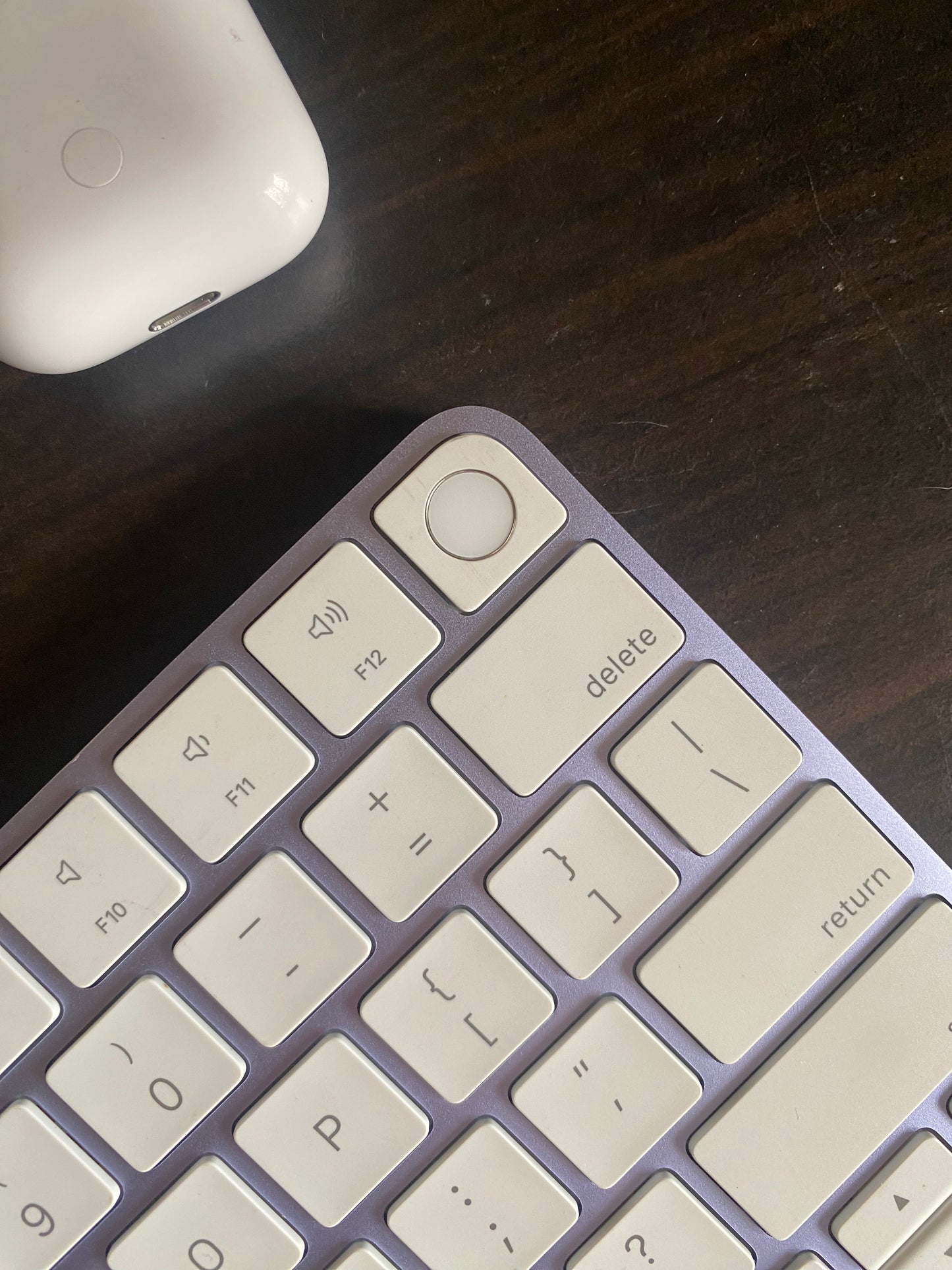 【A2449】Apple 紫色巧控鍵盤(含Touch ID)｜全新未使用iMac紙膜