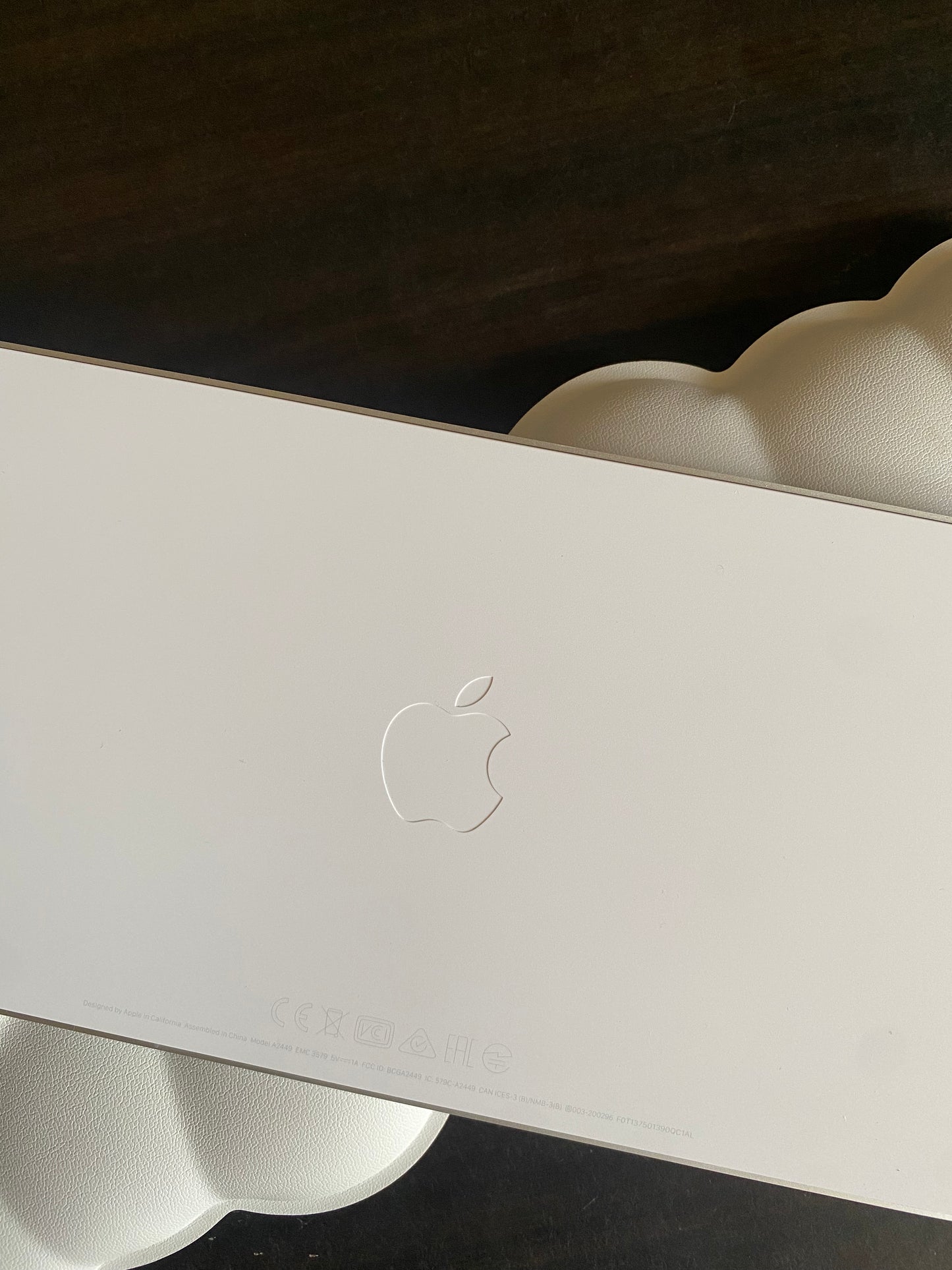 【當日出貨】｜A2449 Apple 白色巧控鍵盤with Touch ID｜全新未使用iMac紙膜 ｜註冊保固90天