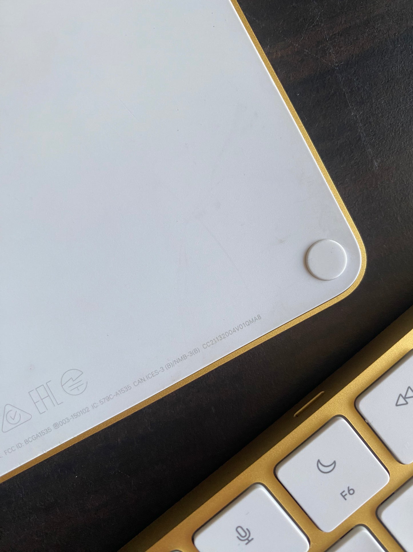 A1535 超稀有金色蘋果巧控板三代Magic Trackpad